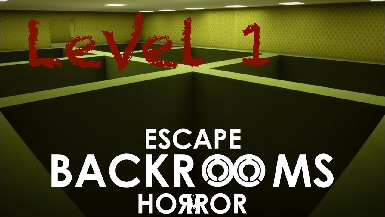 Escape Backrooms Horror Speedrun- Level 1
