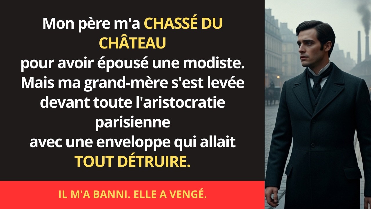 Chassé du château pour avoir épousé une modiste… puis ma grand-mère se leva avec un secret
