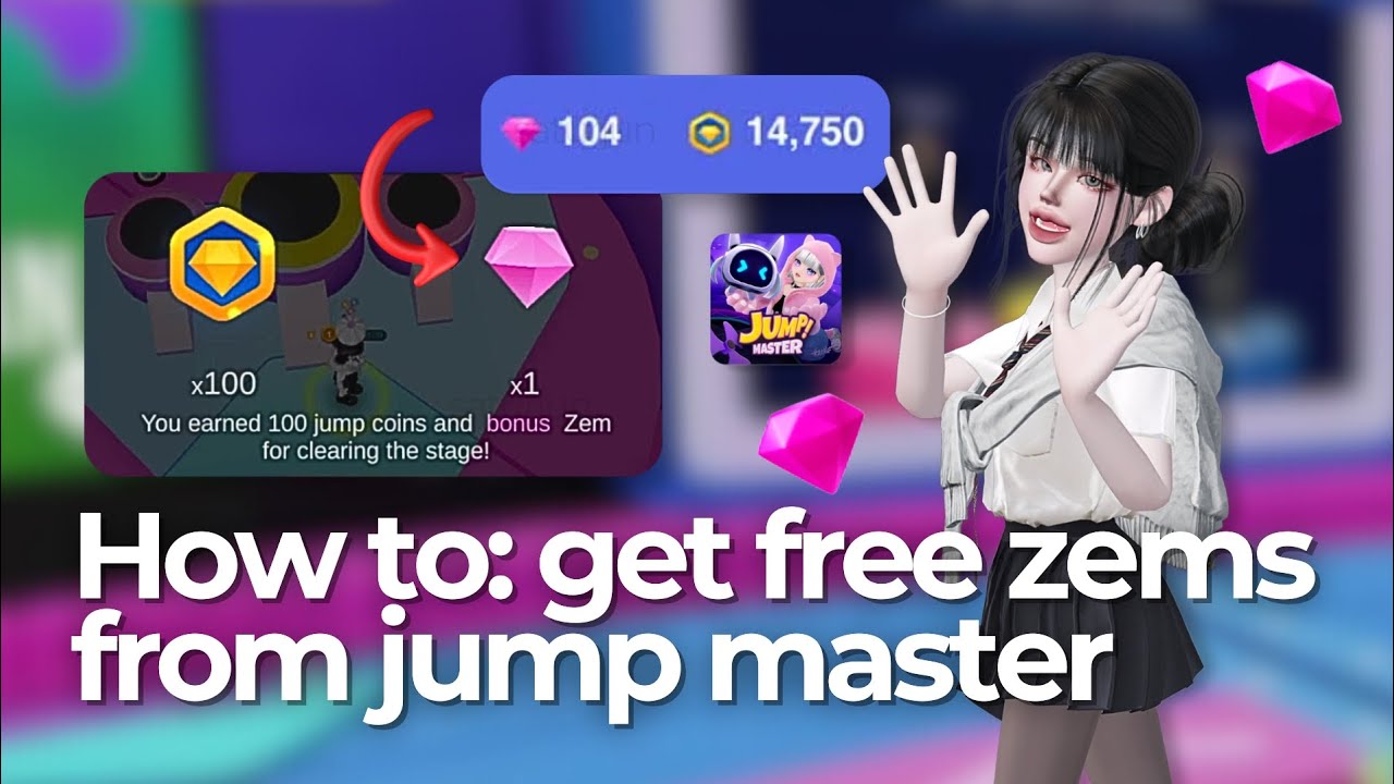 HOW TO: GET FREE ZEMS FROM JUMP MASTER MAP ZEPETO