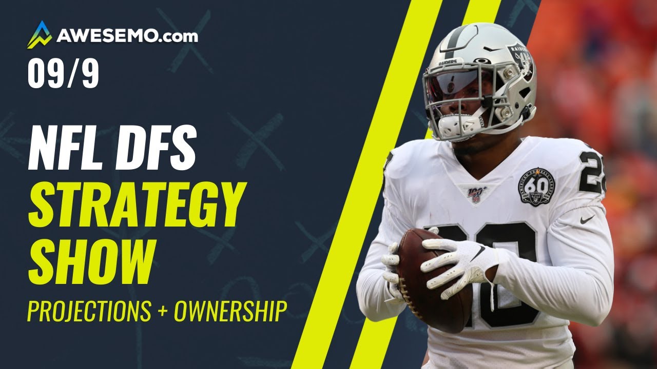 NFL DFS Strategy Show: Week 1 Projections & Ownership- Wednesday 9/9- DraftKings, FanDuel, Yahoo DFS