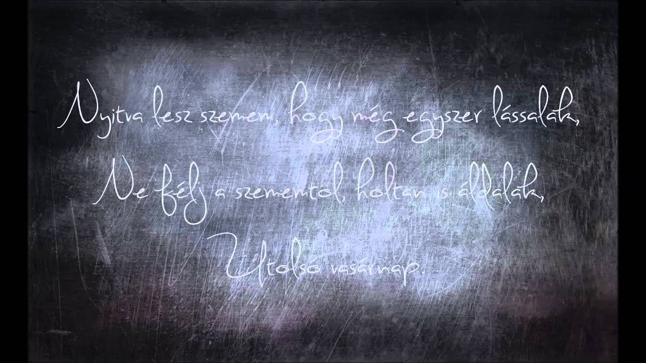 Leander Rising - Szomorú Vasárnap (Gloomy Sunday) Lyrics