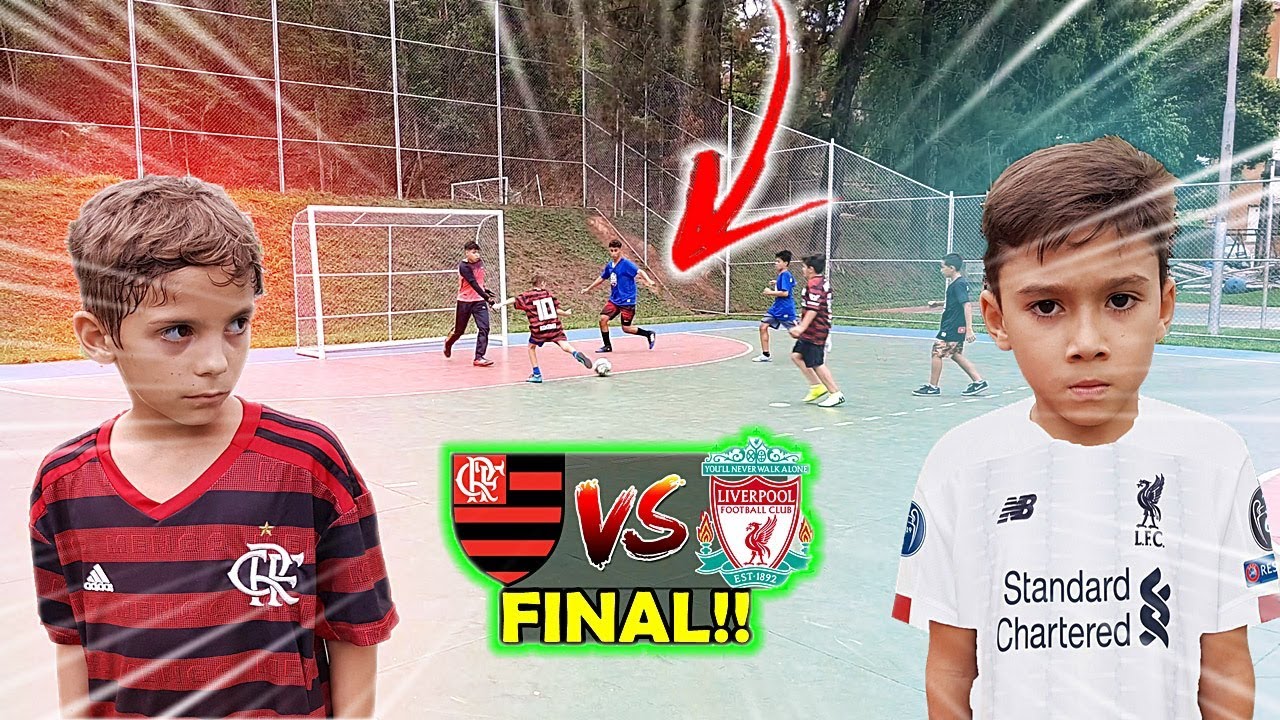 JOGO DECISIVO! FLAMENGO vs LIVERPOOL 5 vs 5 DESAFIOS DE FUTEBOL &lsaquo; Rikinho &rsaquo;