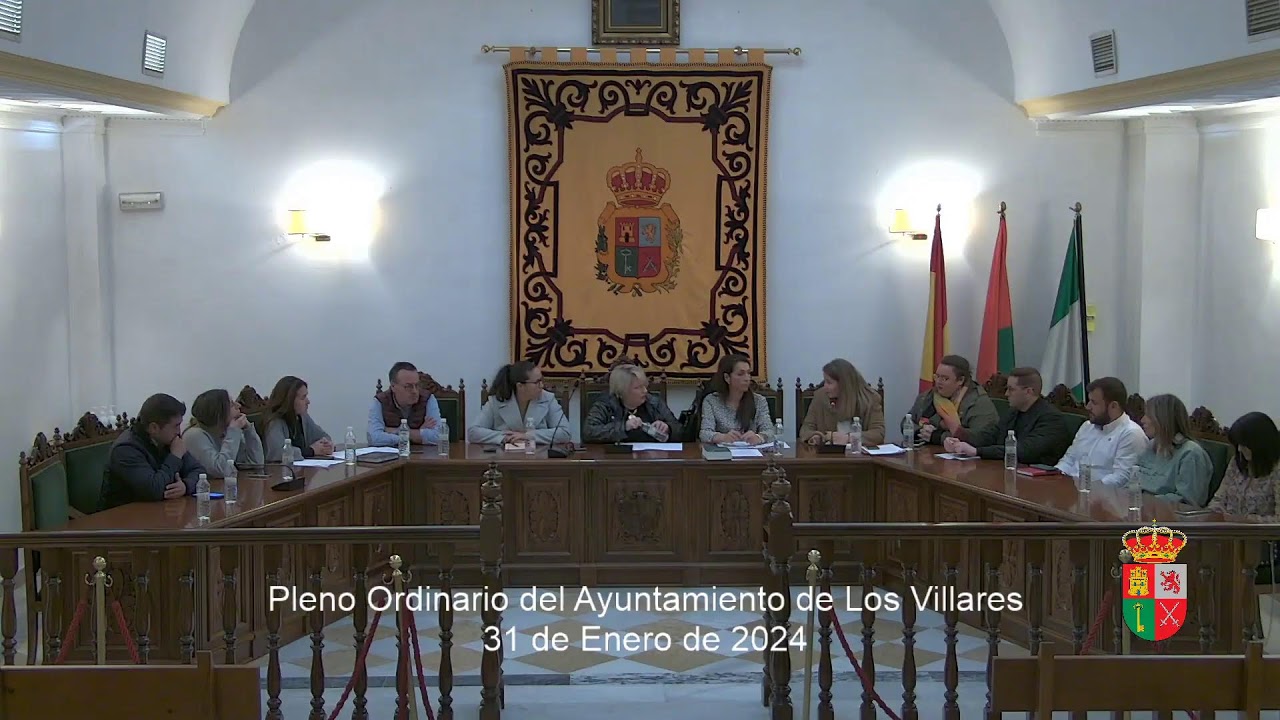 Pleno Ordinario de 31 de Enero de 2024 Ayuntamiento de Los Villares