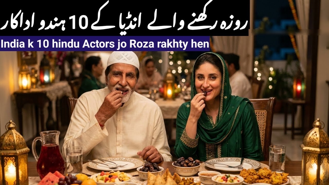 Top 10 bollywood actors who fasting ramadan | 2026 | Luxurious iftar party| halal baaten