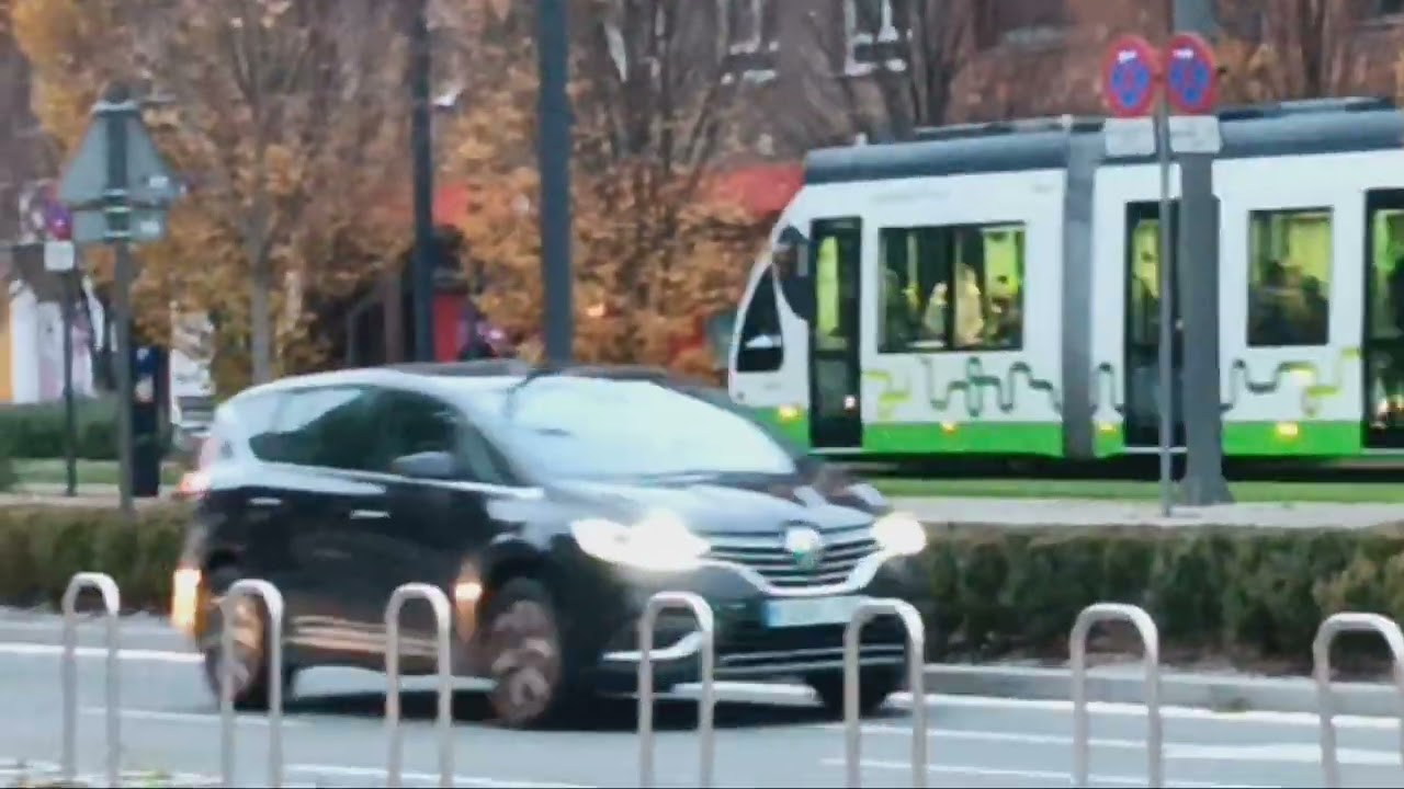 tranvia de vitoria gasteiz serie 500 N&deg;504  De euskotren tranbia  Destino Ibaiondo  E&Aacute;