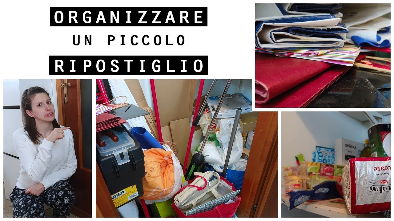 Come ORGANIZZARE un PICCOLO RIPOSTIGLIO/Consigli per una DISPENSA sempre in ORDINE
