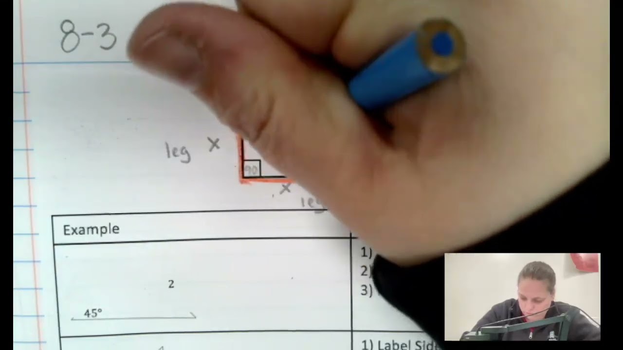 8-3 Special Right Triangles Part 2 (2/12/26)