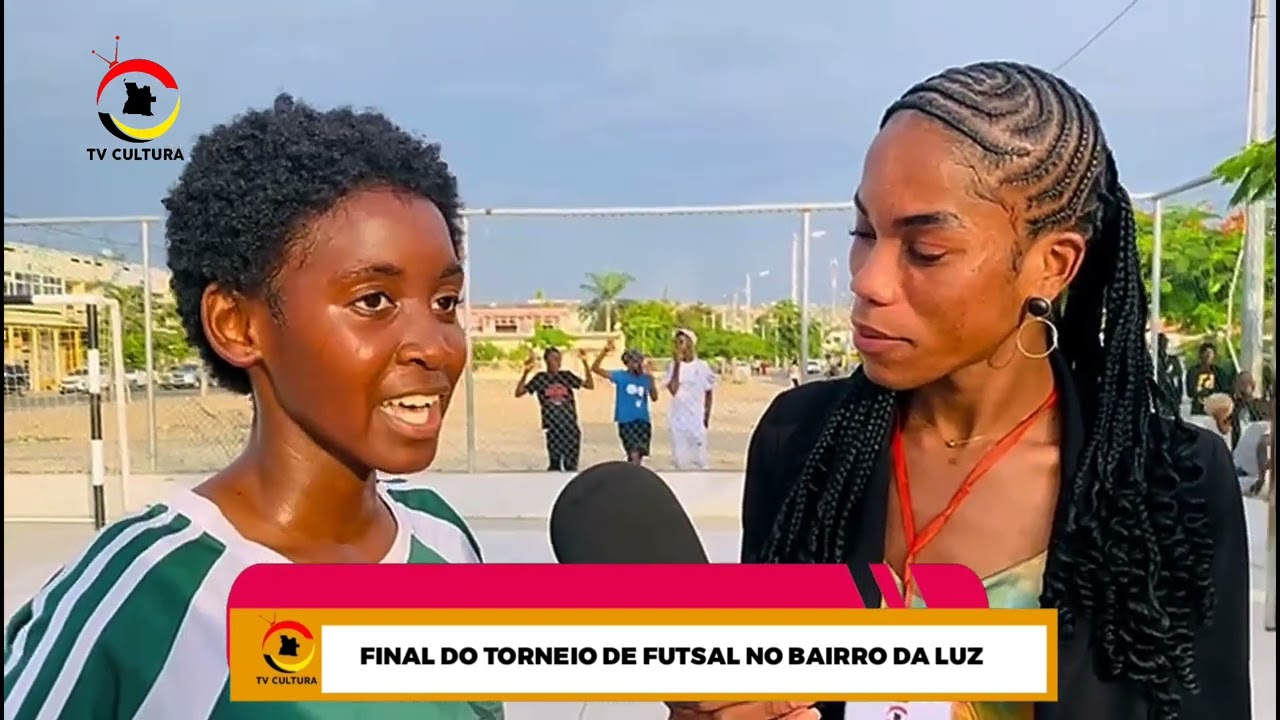 Maura Melaço testemunha a final do futsal no Bairro da luz 