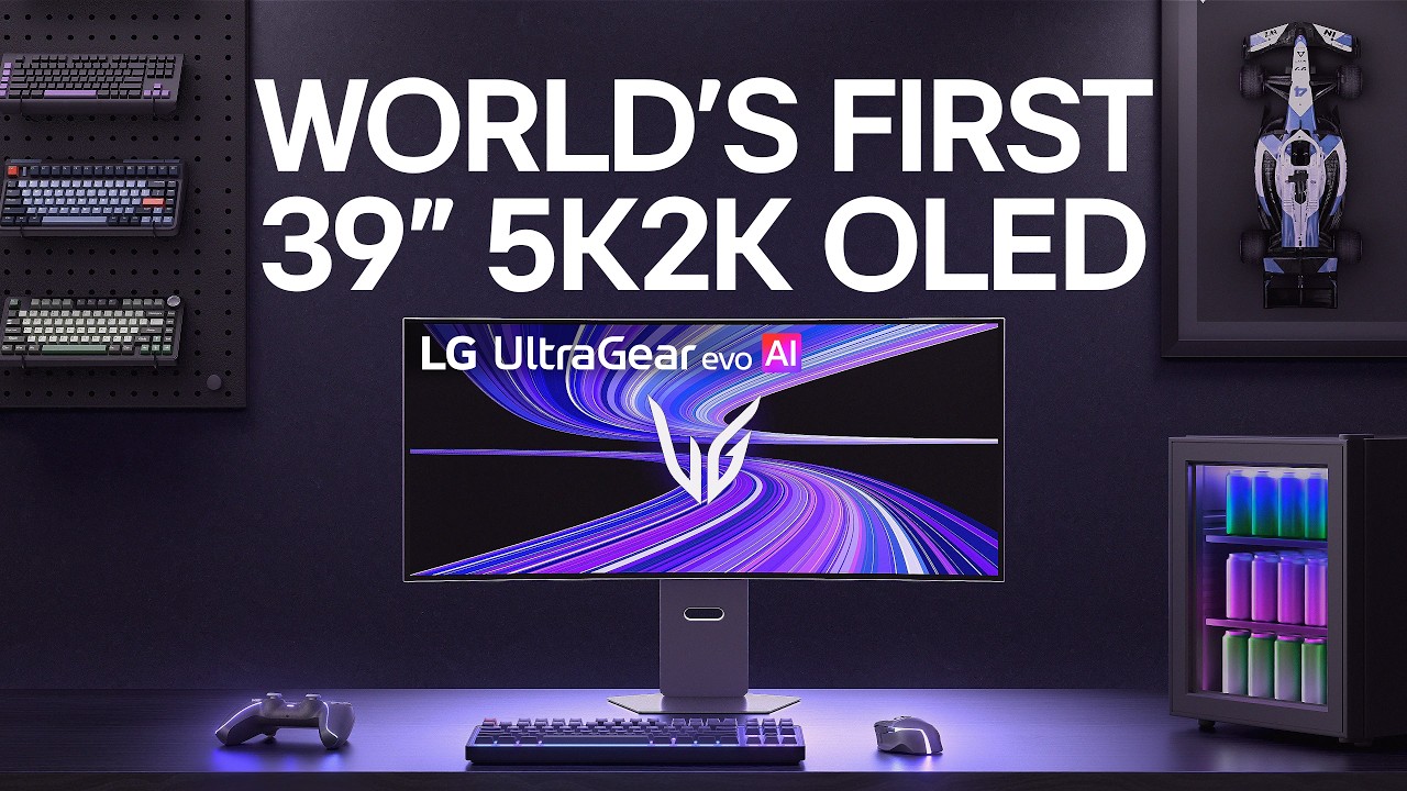 LG UltraGear evo GX9 | Первый в мире 39-дюймовый игровой OLED-монитор с разрешением 5K/2K 39GX950...