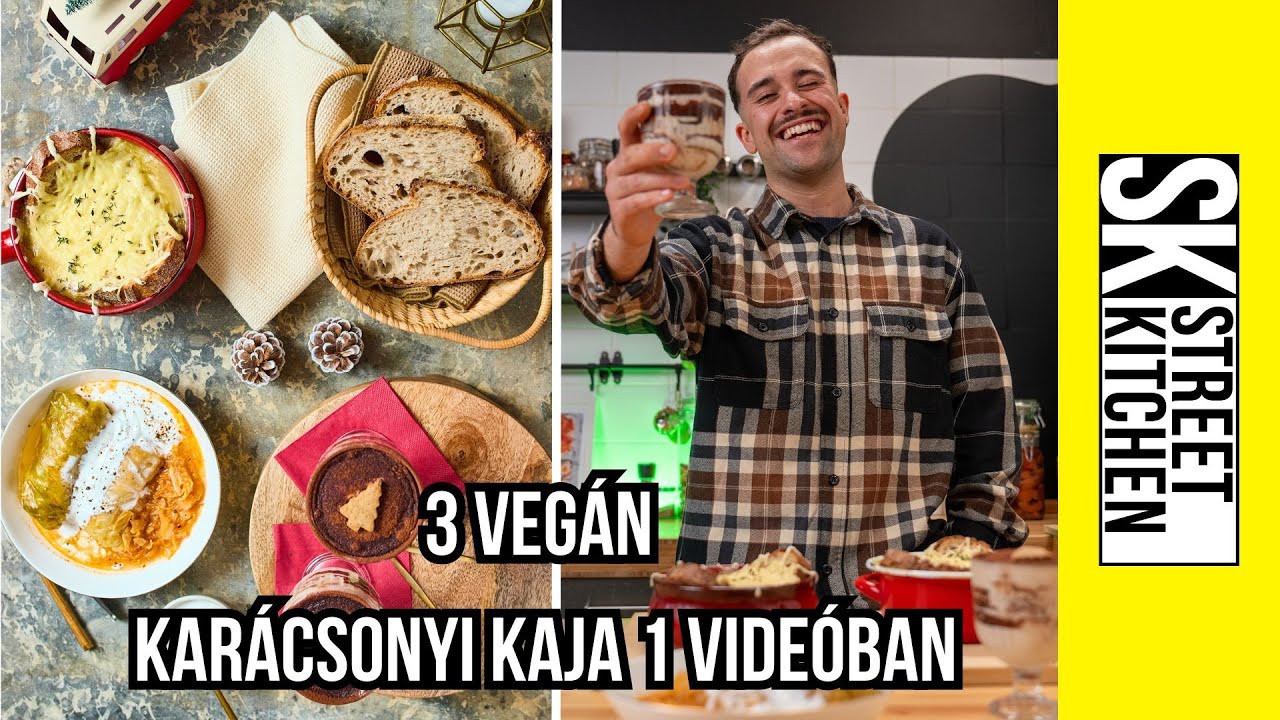 🌱VEGÁN karácsonyi🎄 menü 3 TUTI KAJÁVAL