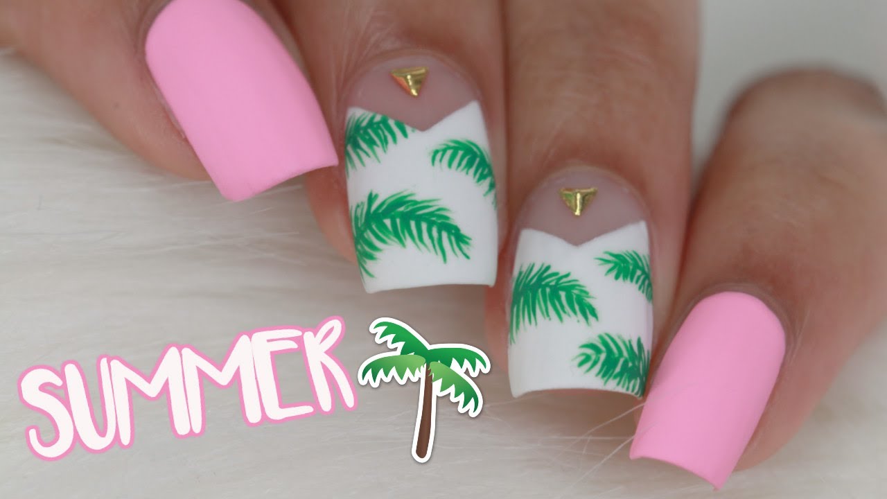 TROPICAL SUMMER NAILS