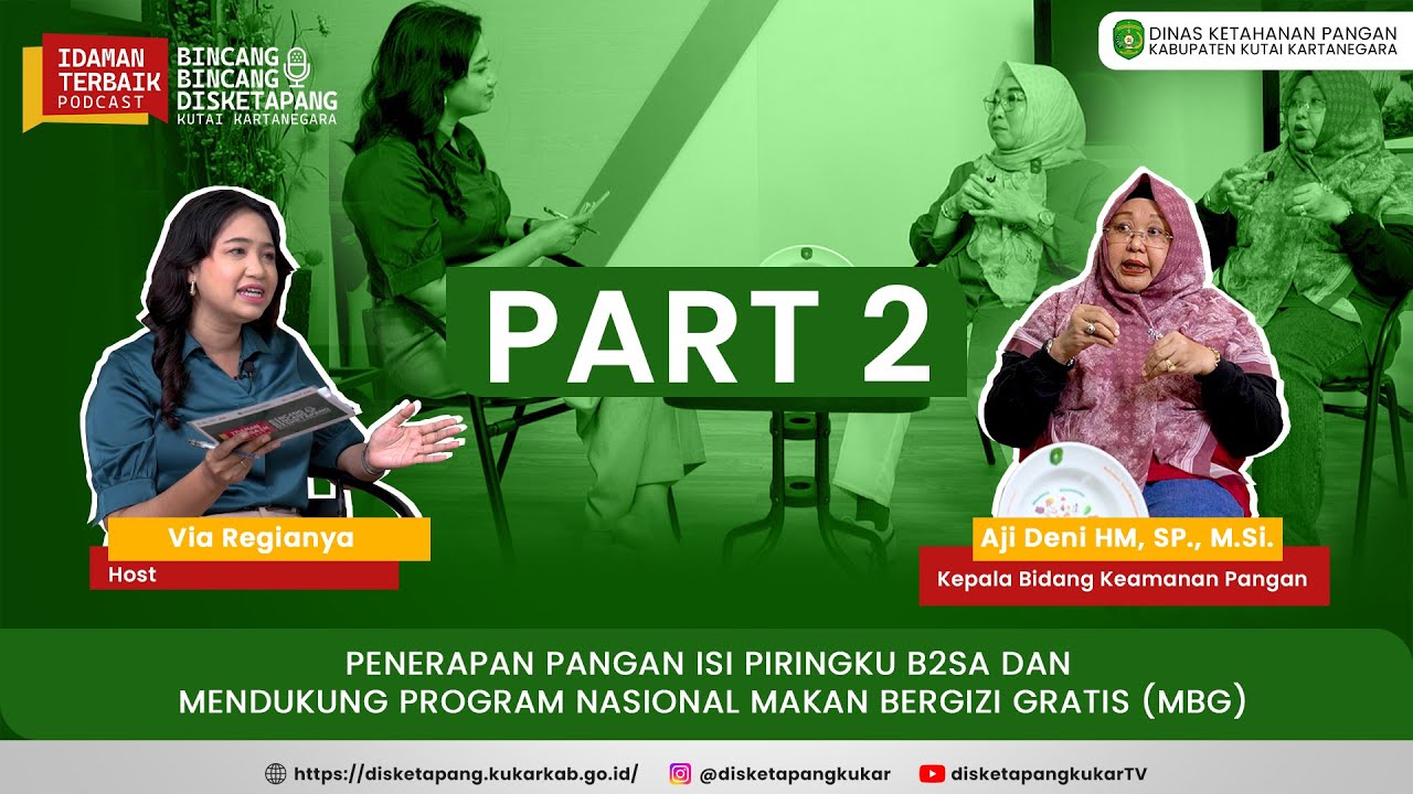 Part 2 | Penerapan Pangan isi Piringku B2SA dan Mendukung Program Nasional Makan bergizi gratis(MBG)
