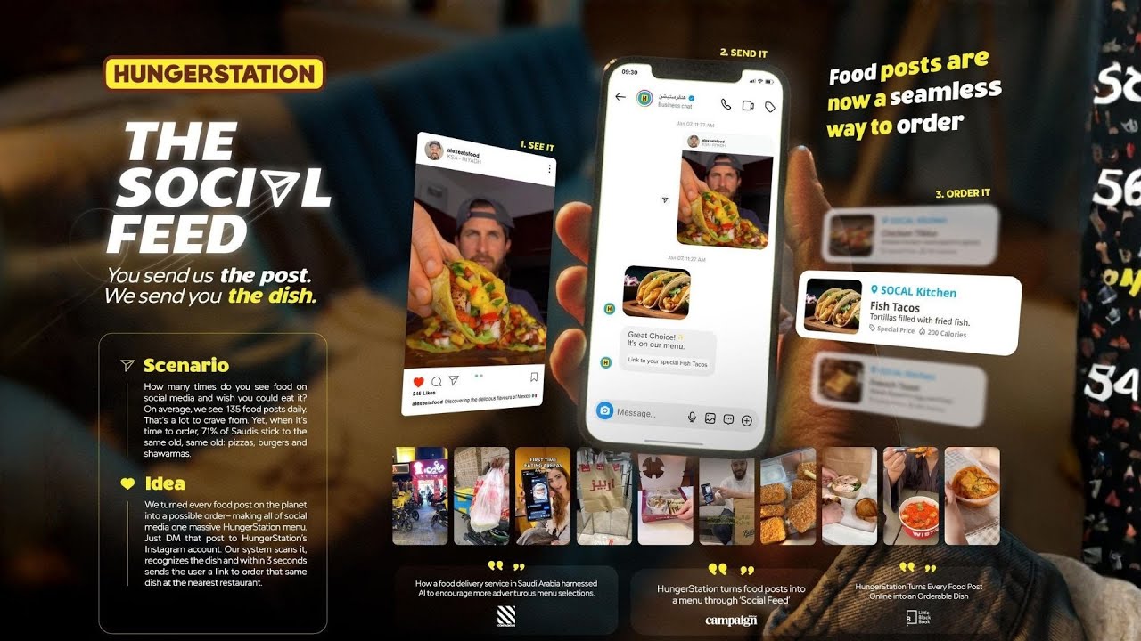 HUNGERSTATION - THE SOCIAL FEED (Case Study) | Campaign
