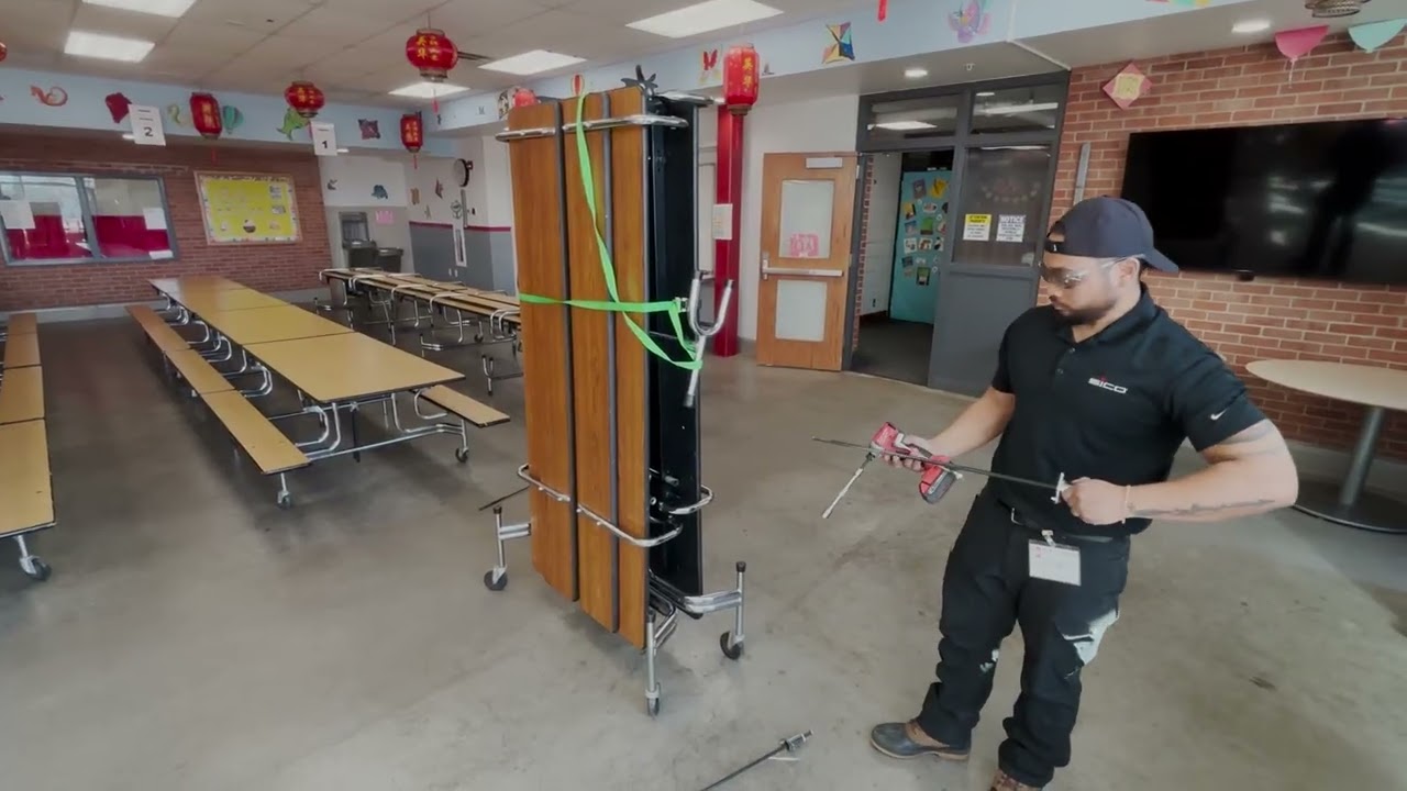 Torsion Bar Replacement for Cafeteria Tables