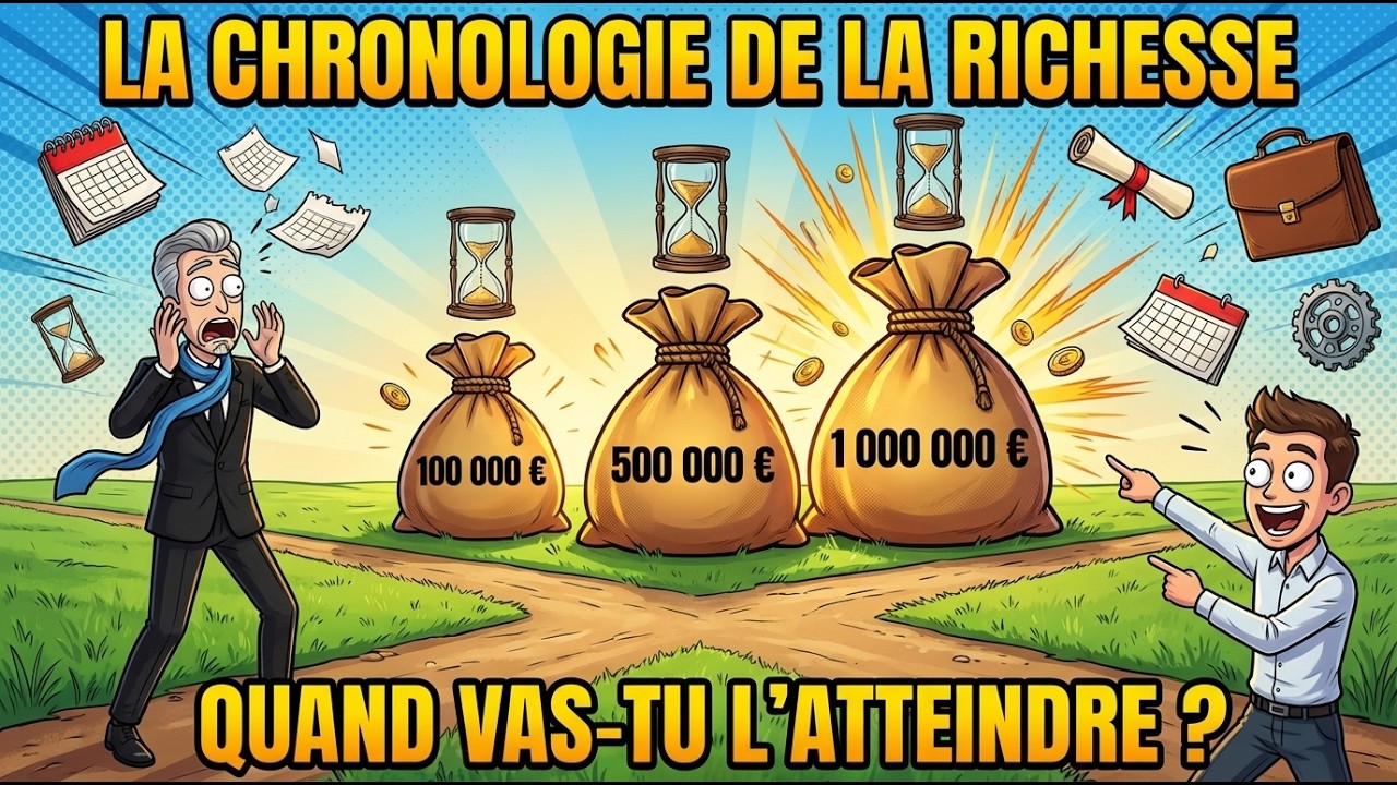 À quel âge la plupart des gens atteignent-ils les 100K€, 500K€ et 1M€ ?