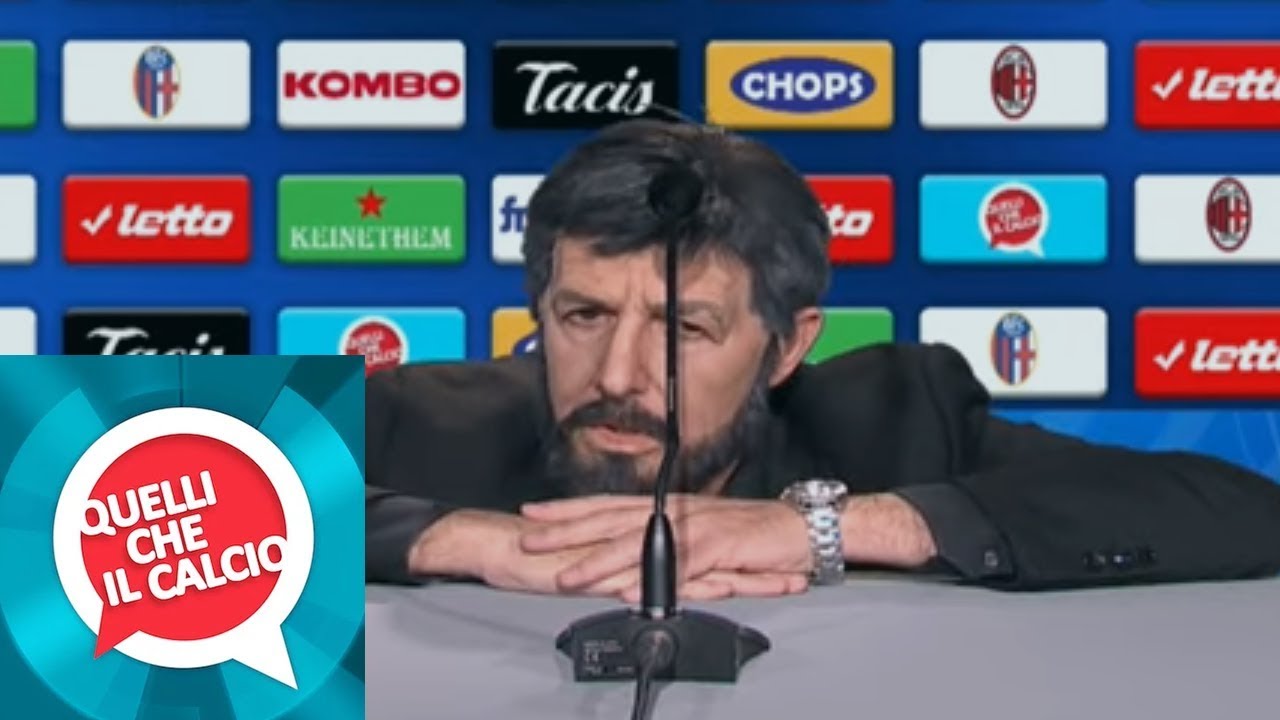 La sfuriata del mister Gattuso - Quelli che il calcio 05/05/2019