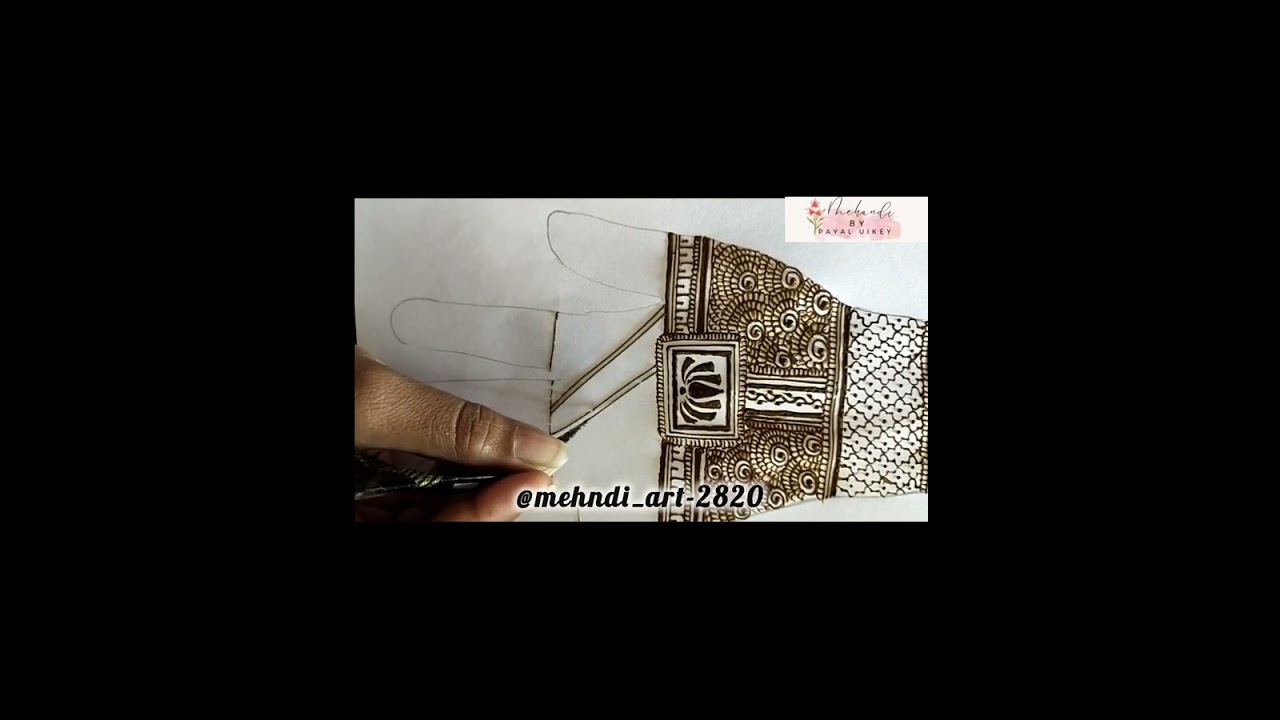 Easy mehndi design |Simple mehndidesign back hand |Lotus mehndi design |Mehandi design.