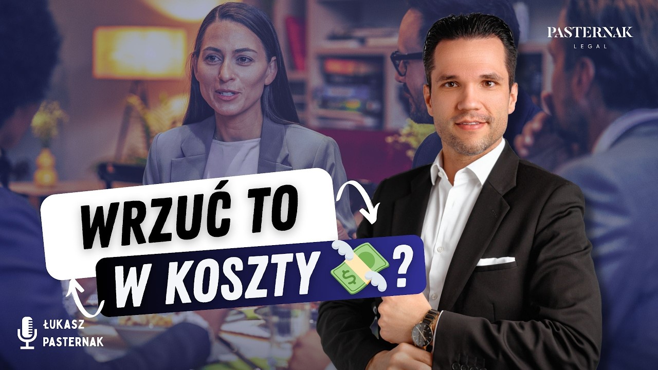 Czy obiad 🍽️ z klientem można wrzucić w koszty firmy?💸 | Pasternak Legal
