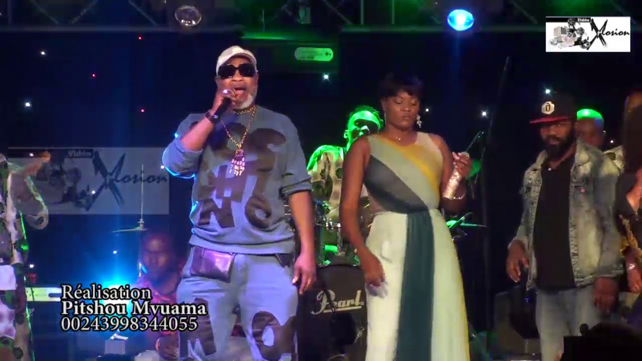 KRATOS FEAT KOFFI ET CINDY PRES LE DEUIL DE MAMAN AMY A KINSHASA SUR SCENE