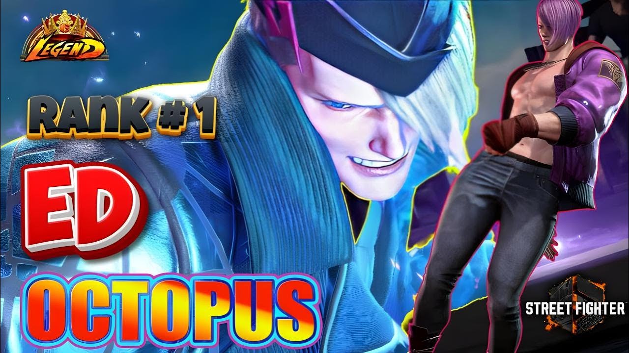 SF6 🔥 OCTOPUS No.1 Ranked ED ▰ Aggressive & Dangerous Gameplay 🔥 SF6 DLC High Level Replays