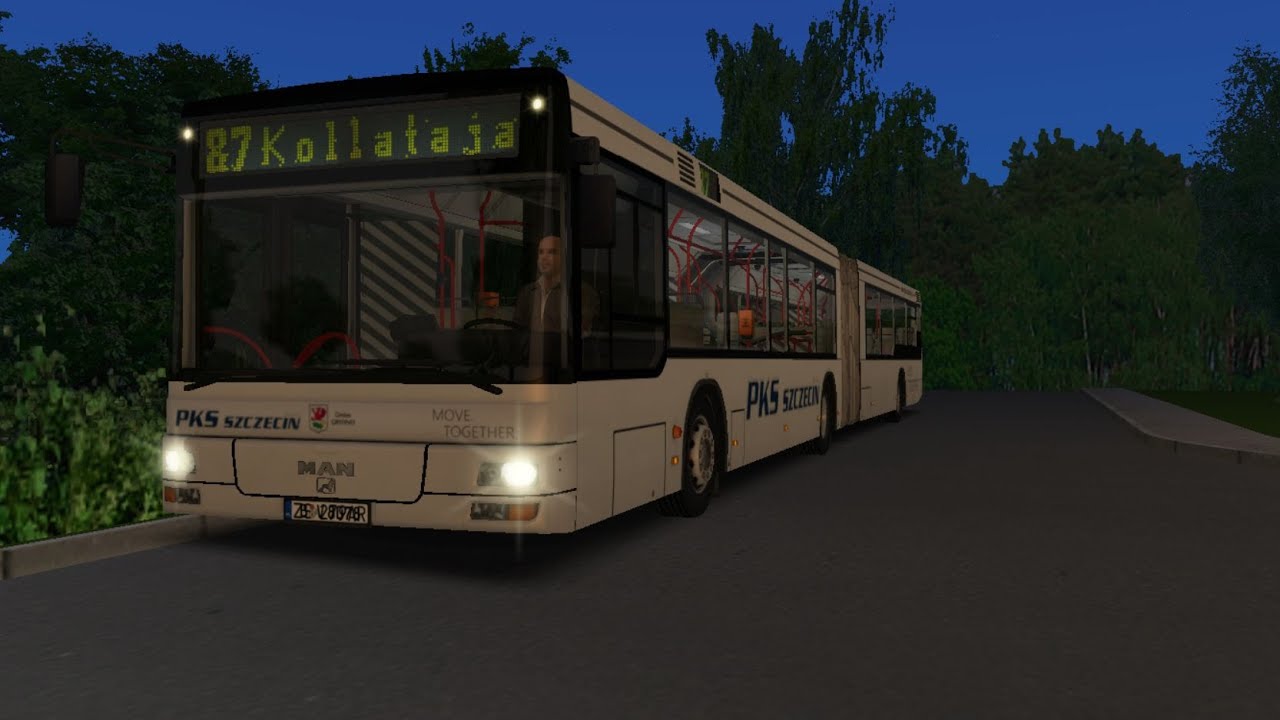 OMSI 2 Fiktiv Szczecin V2 MAN NG313 linia 87