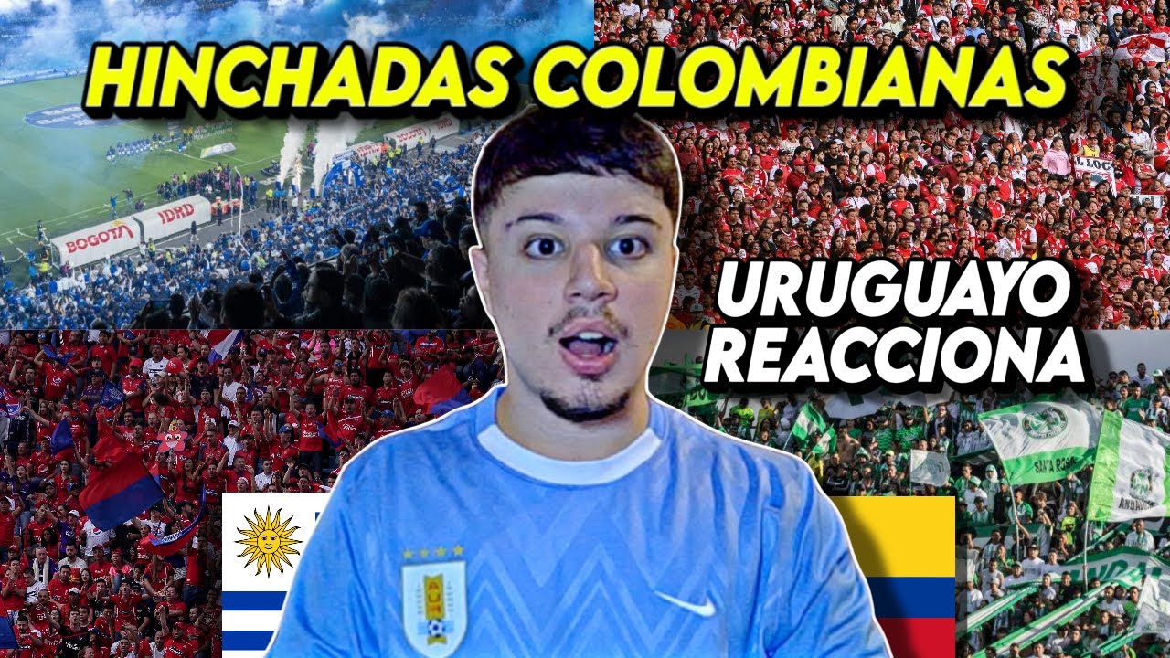 🇺🇾🔥URUGUAYO REACCIONA A HINCHADAS COLOMBIANAS 🇨🇴🔥