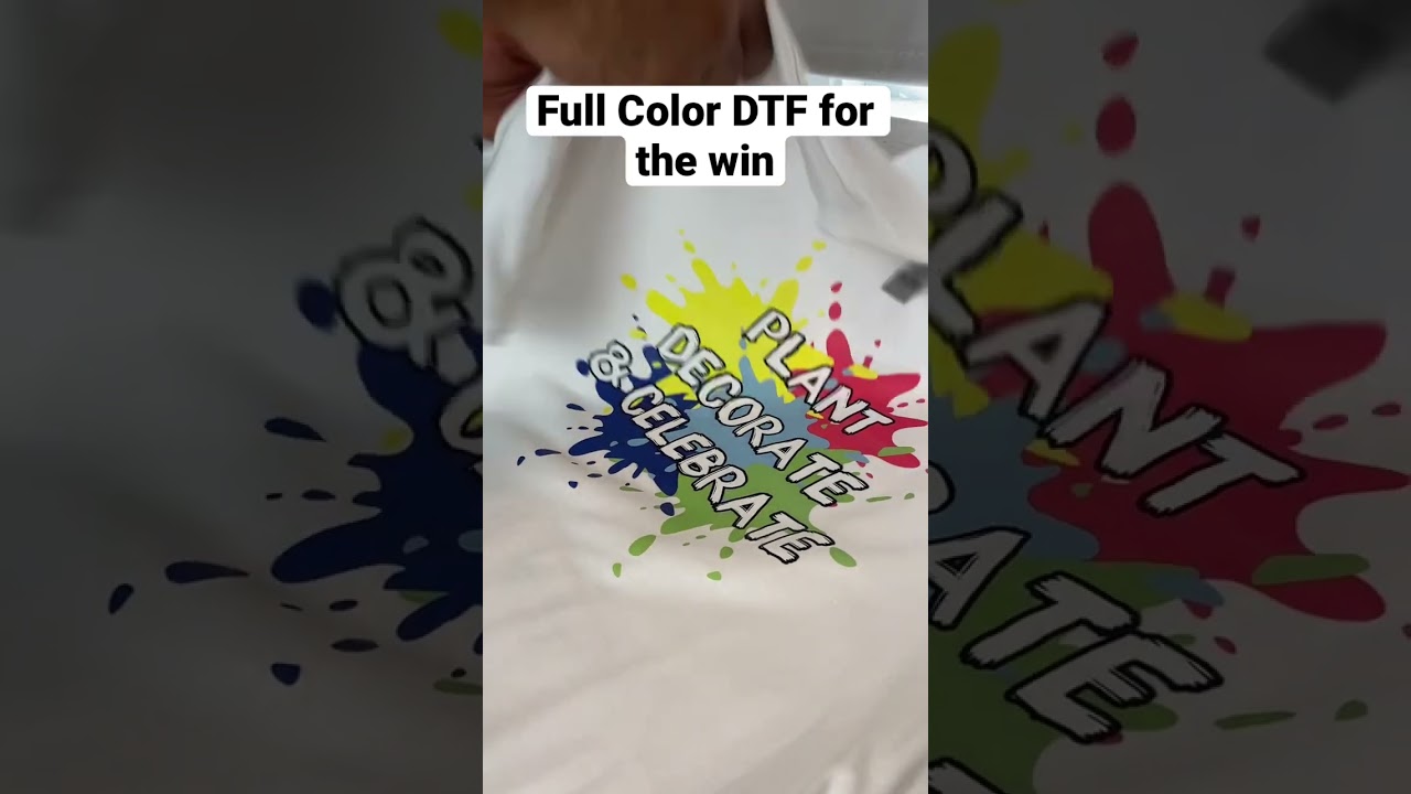 Full color DTF transfers for the win. #dtf #dtg #screenprint #heatpress