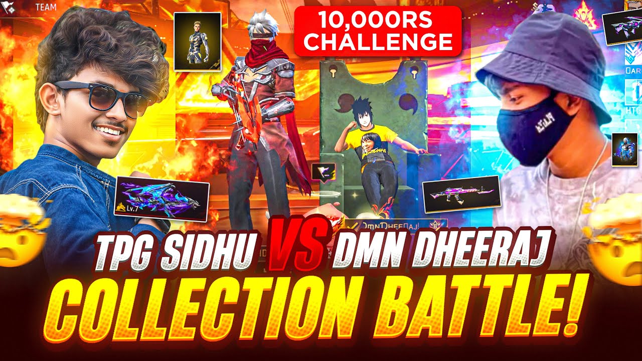Tpg Sidhu Vs Dmn Dheeraj🔥 10,000Rs Paid  Collection Versus !🤬🤯 Most Funny Battle Ever !😂