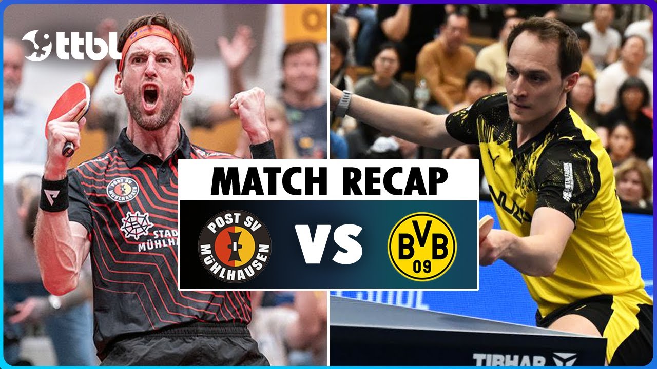 MÜHLHAUSEN vs. DORTMUND (Tischtennis Bundesliga Recap) | Matchday 5 | 2025/2026