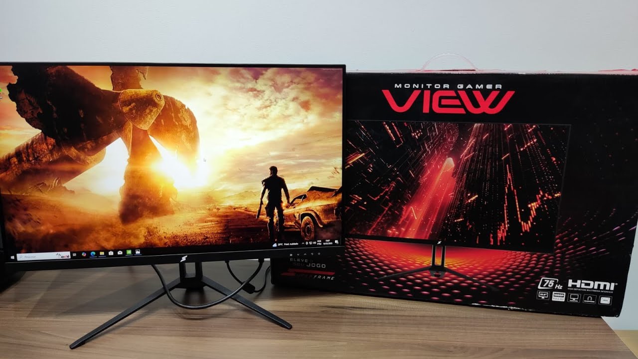 Unboxing Monitor SuperFrame View, 23.8', Full HD, IPS com 75Hz