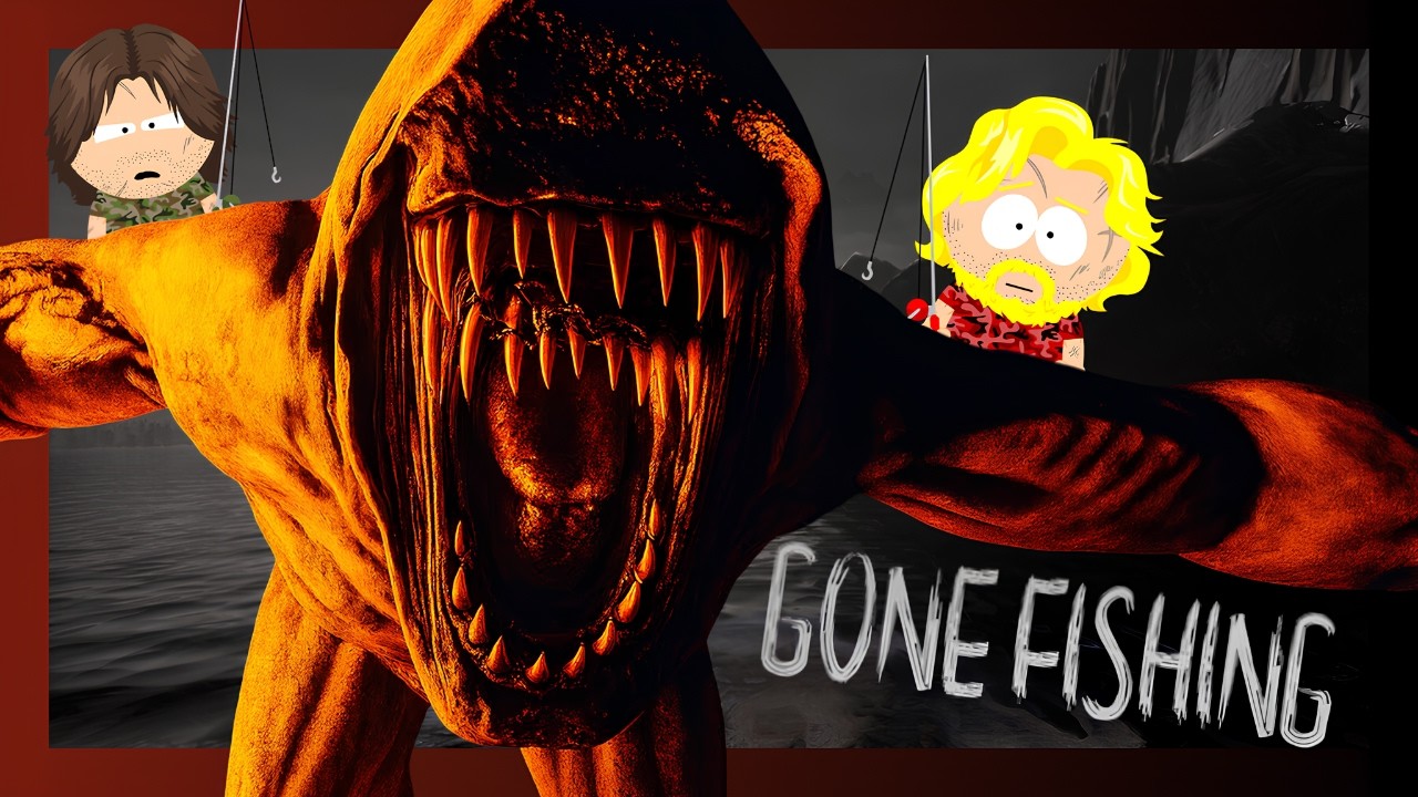 ON A RÉVEILLÉ UN MONSTRE EN PÊCHANT !?! 😨 - Gone Fishing (ft Senkaen)