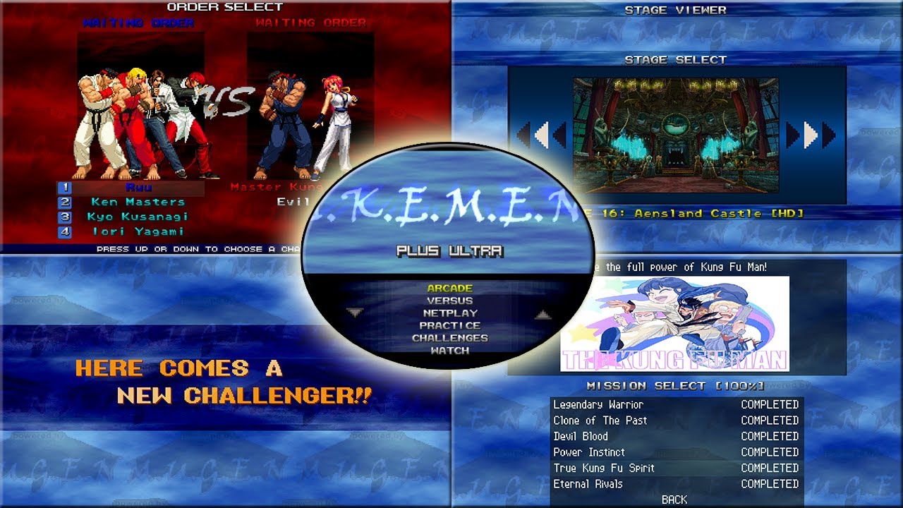 I.K.E.M.E.N. PLUS ULTRA 𝐔𝐩𝐝𝐚𝐭𝐞 𝐯𝟏.𝟏 - [Fighting M.U.G.E.N Engine] - New Test Preview