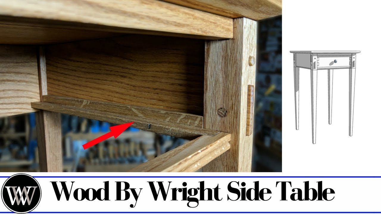 Side Table Part 6 | Making Wooden Drawer Slides
