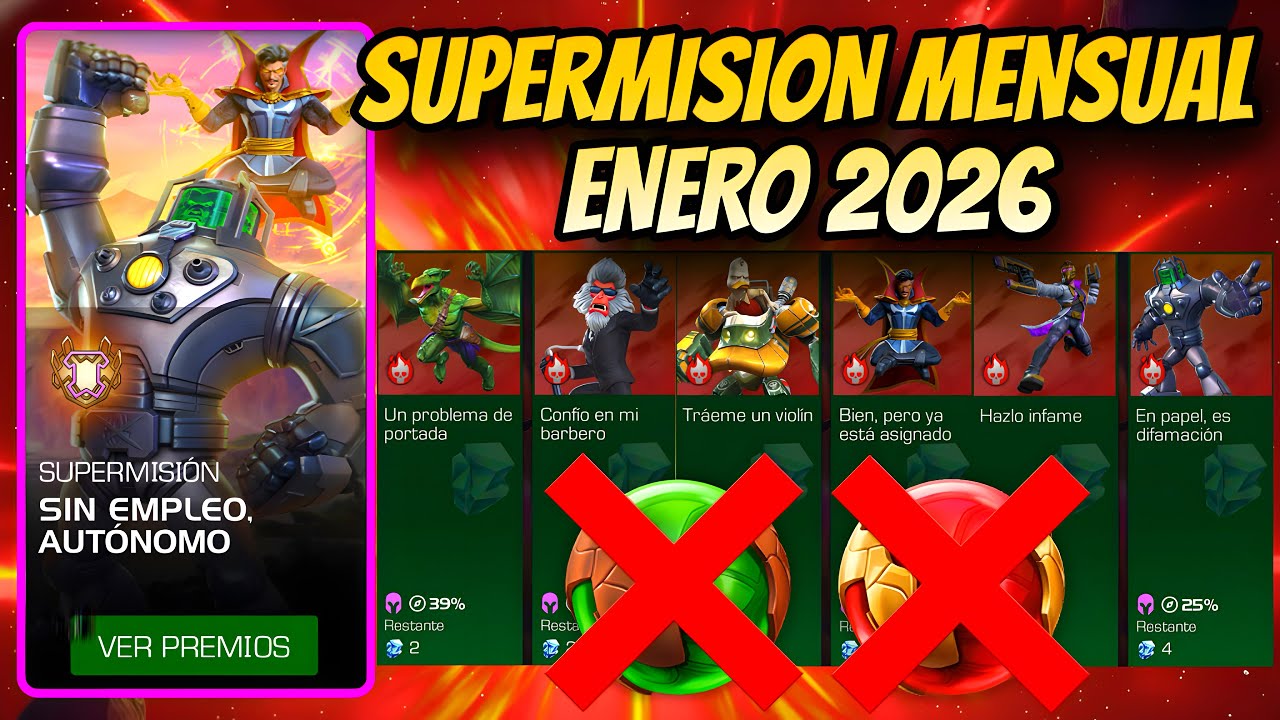 Cómo realizar FÁCILMENTE la SUPERMISION MENSUAL ADAPTATIVA DIFICULTAD VALIENTE + JEFES | Marvel MCOC