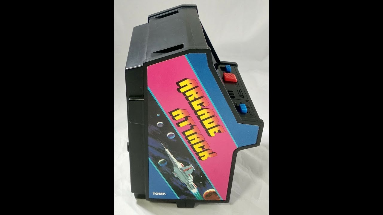 Let's play Tomy Arcade Attack un jeu éléctonique de 1982