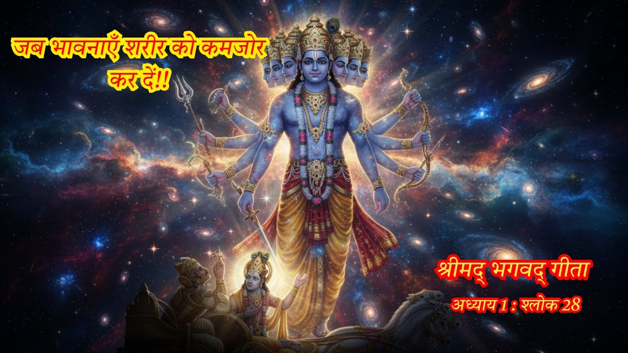 श्रीमद् भगवद् गीता – श्लोक 28 | करुणा से उपजी दुर्बलता 