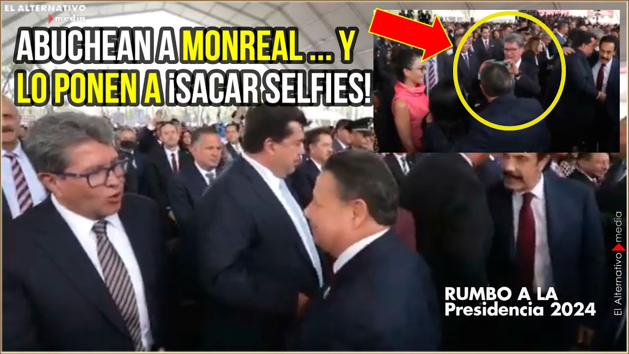 RUMBO AL 2024: Abuchean a Ricardo Monreal en Hidalgo; Sheinbaum y Ebrard aplaudidos