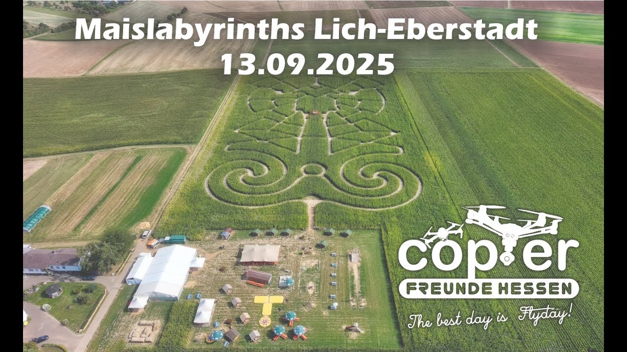 Maislabyrinths Lich-Eberstadt am 13.09.2025 