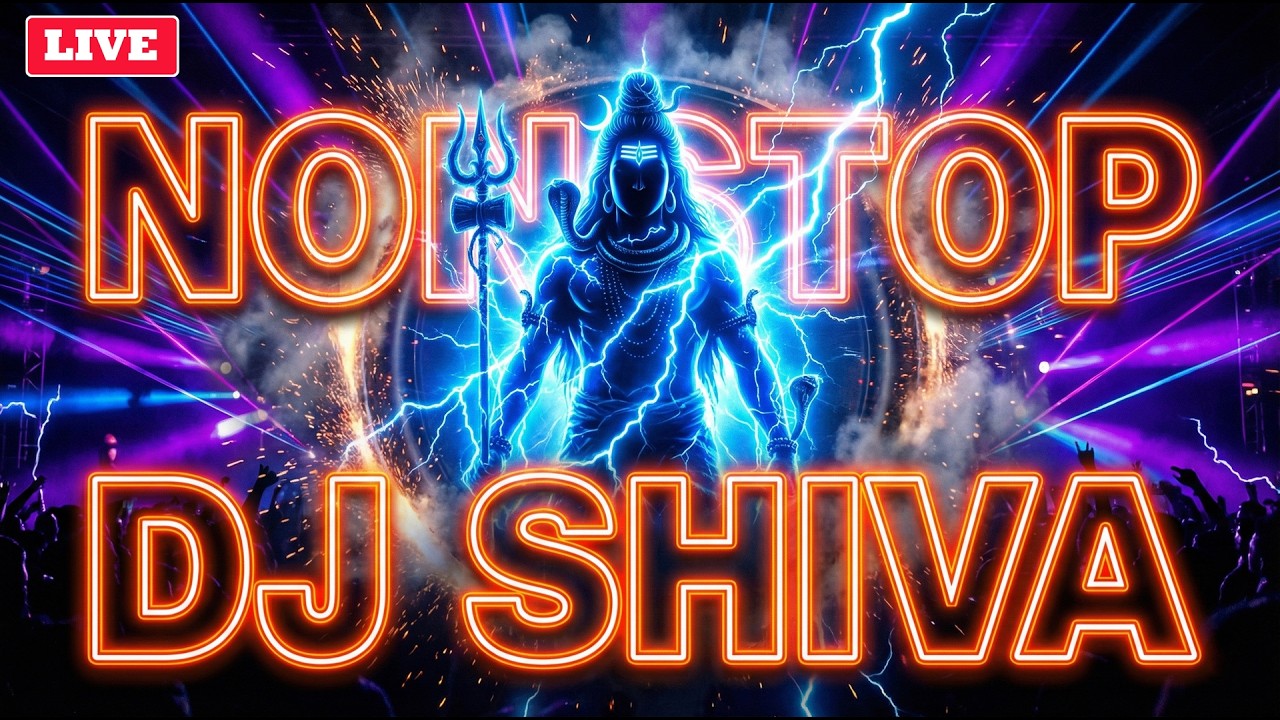 🔴NONSTOP DJ SHIVA LIVE 🔥 Har Har Mahadev Trance Party | Om Namah Shivaya Bass Mix 2026