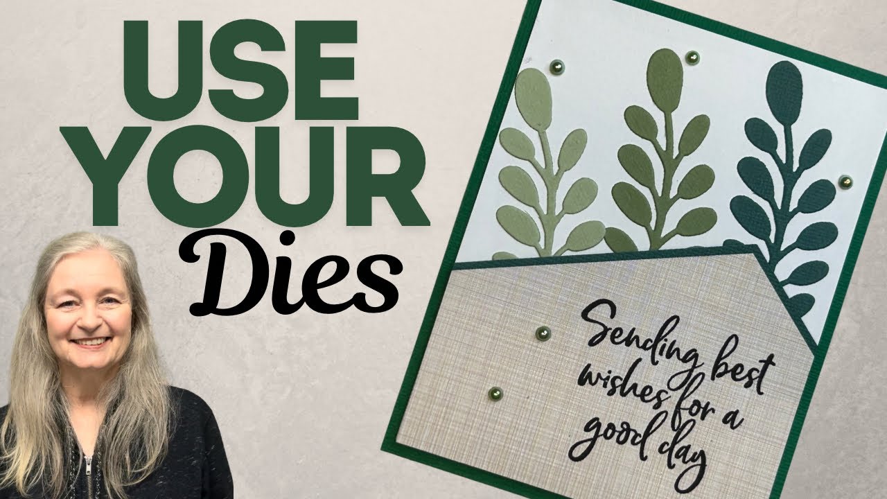 Create a beautiful card using a die! 