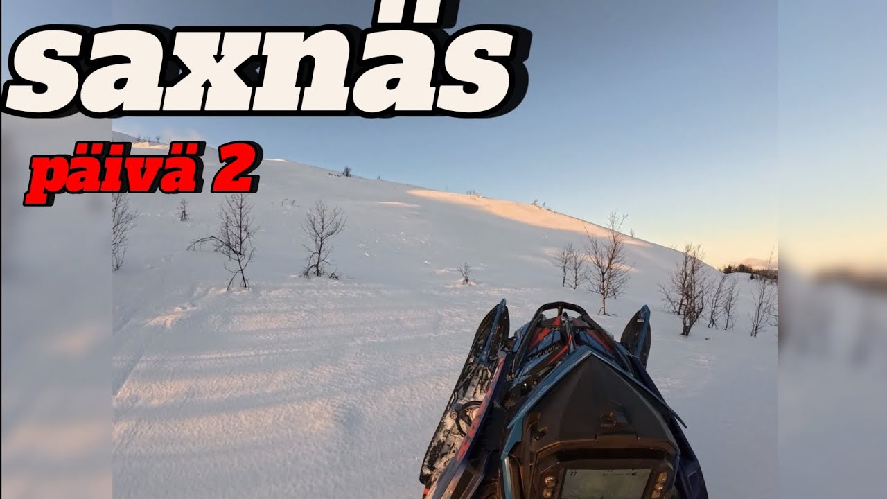 Toinen ajopäivä saxnäsissä. 