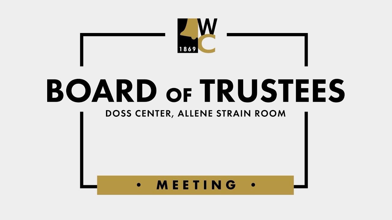3-12-26 Weatherford College Board of Trustees Meeting