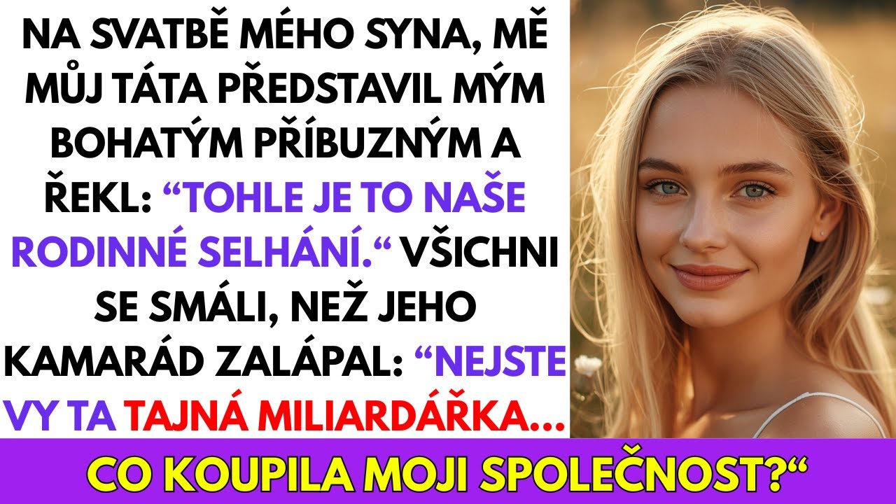 Táta Mě Na Svatbě Mého Syna Představil Jako „Rodinné Selhání“... Pak Přišel O Všechno...