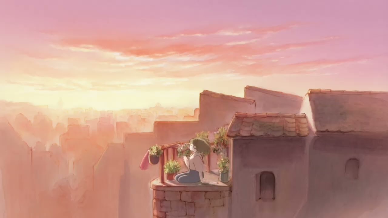 Ghibli style Beats to Calm, Relax