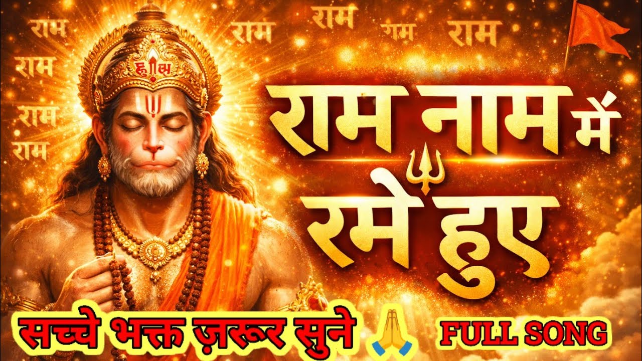 राम नाम में रमे हुए 🙏हर सांस में श्रीराम 🌸 #hanumanji #rambhakti #statusvideo 