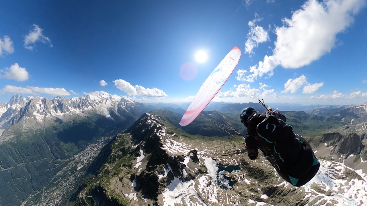 Deux jours de vol rando Chamonix et Beaufort gyroroue et parapente