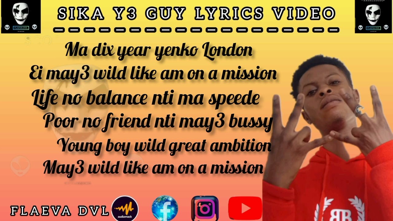 FLAEVA DVL-SIKA Y3 GUY LYRICS VIDEO