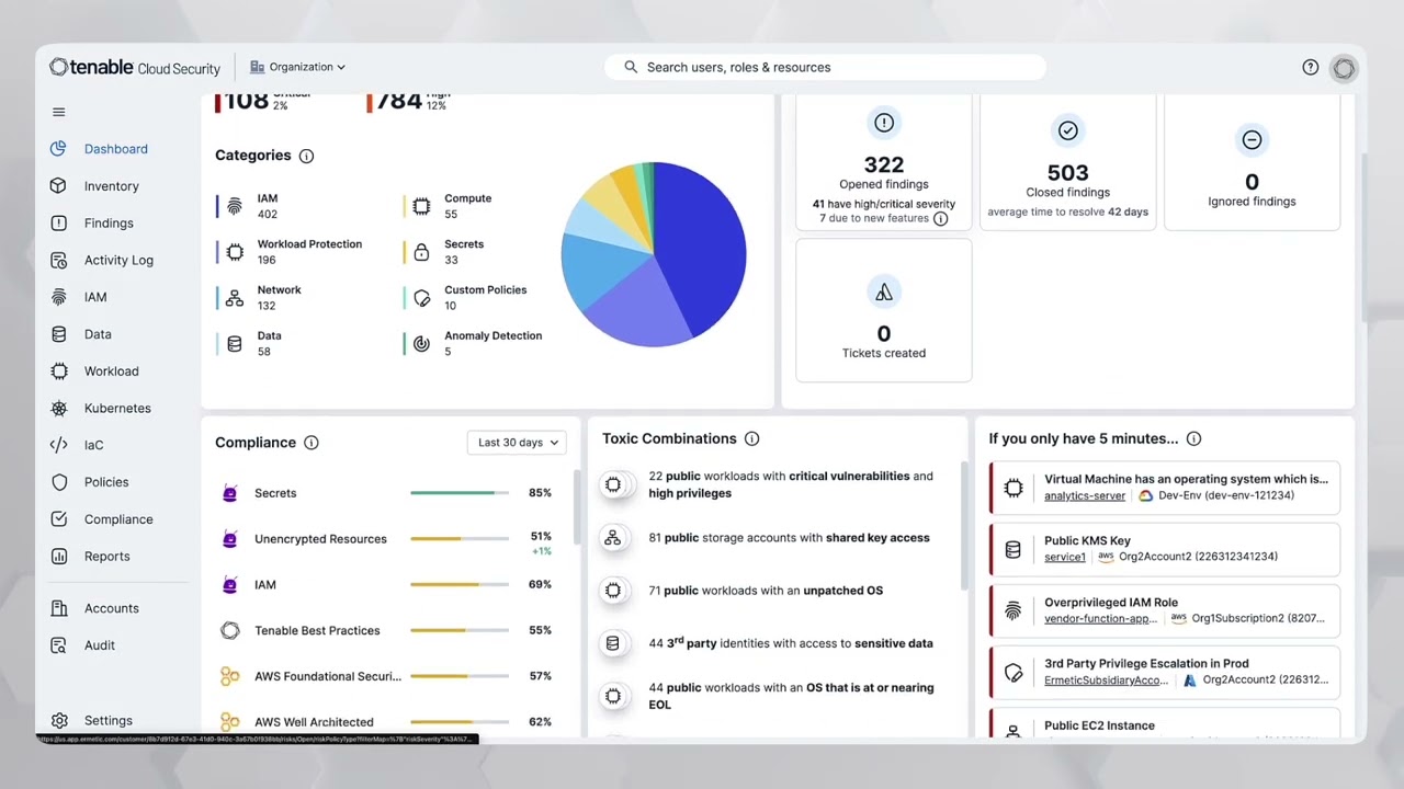 If You Only Have Five Minutes Capability: A First From Tenable Cloud Security