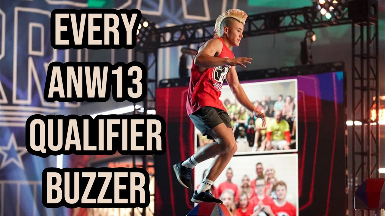 Every Qualifier Buzzer in ANW Season 13 | NINJA EMPIRE 👑