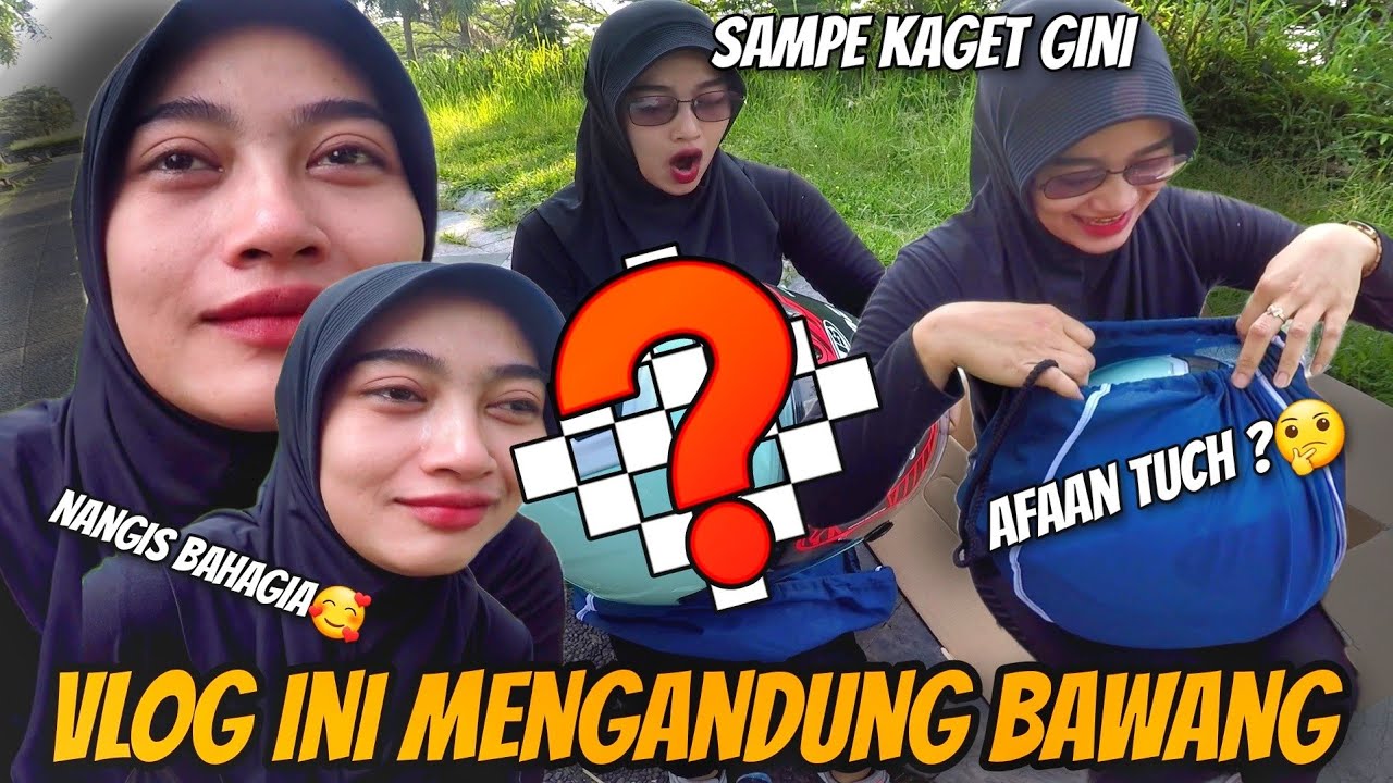PADAHAL DIKASIH HADIAH TAPI KOK MALAH NANGIS‼️merasa di hargai banget aslii